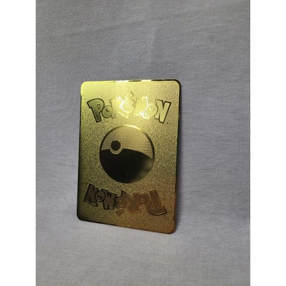 Charmander I Choose You Love Heart Valentine Gold Metal Card- Brand new - Picture 4 of 4